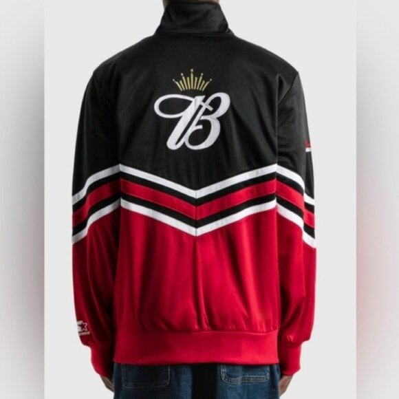 STARTER X Budweiser 50th Anniversary Full Zip Jacket Black Label Red 032026 - Picture 9 of 10